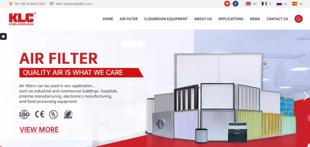 TOP 9 HEPA Filter Manufacturers in China