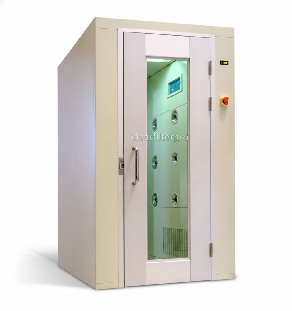 Modular Air Showers for Cleanrooms