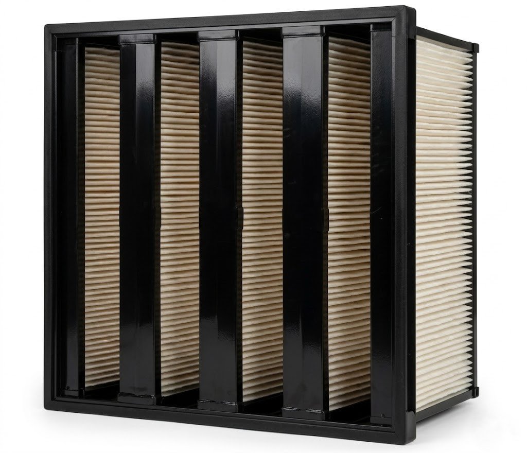 Activated Carbon V Bank Filter